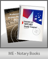 ME - Notary Books
